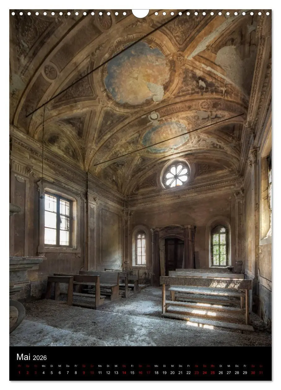 Bild: 9783516410877 | Lost Places - Verlassene Kirchen (Wandkalender 2026 DIN A3 hoch),...