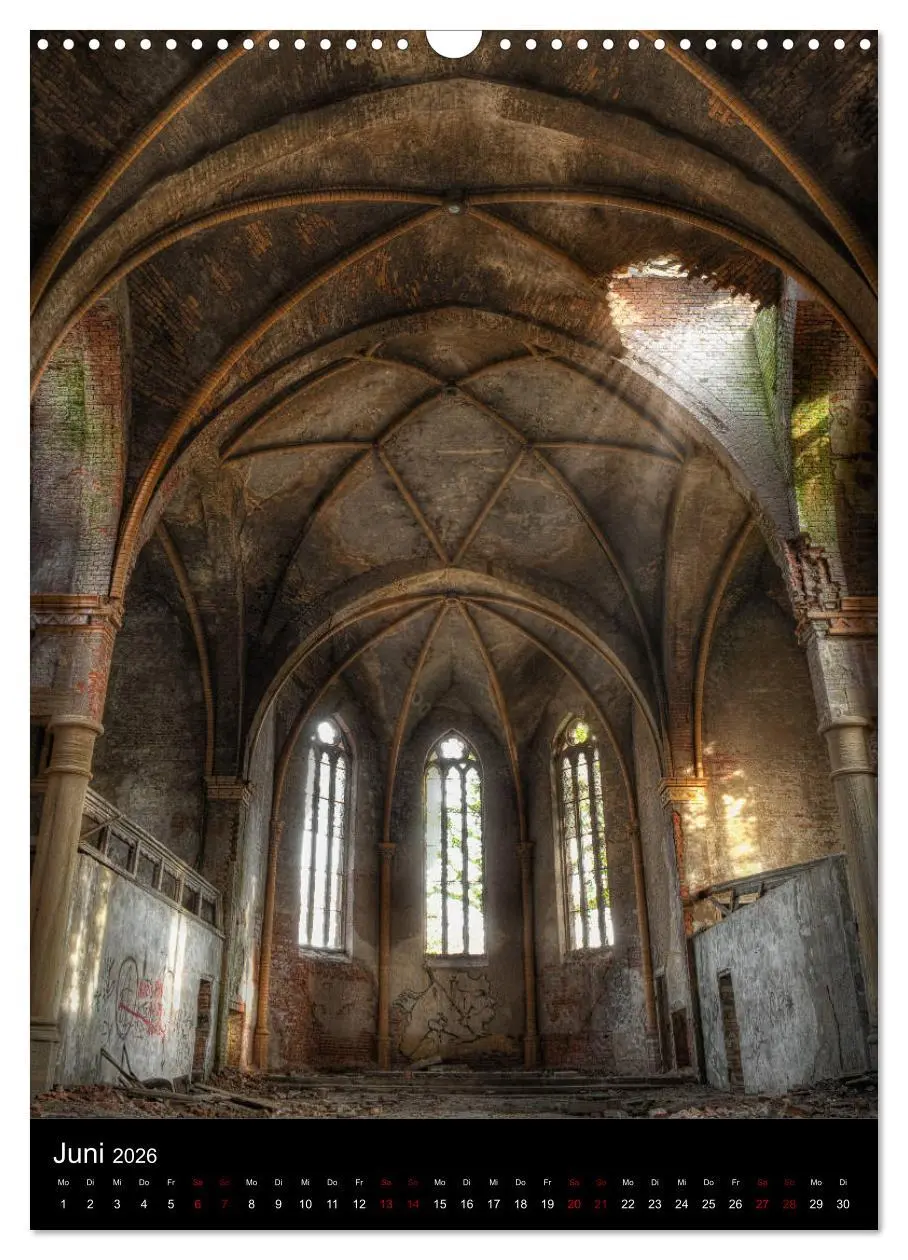 Bild: 9783516410877 | Lost Places - Verlassene Kirchen (Wandkalender 2026 DIN A3 hoch),...