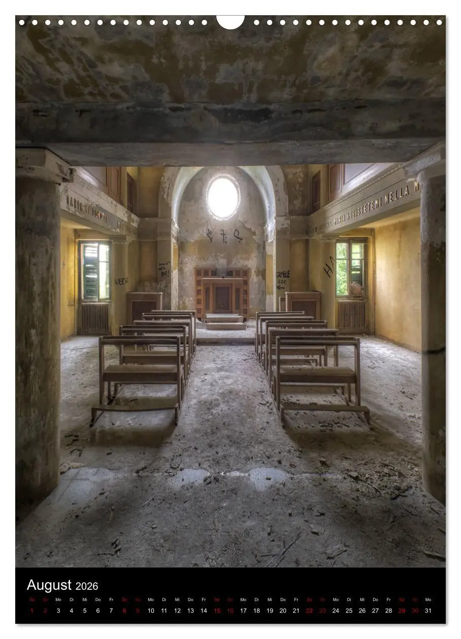 Bild: 9783516410877 | Lost Places - Verlassene Kirchen (Wandkalender 2026 DIN A3 hoch),...