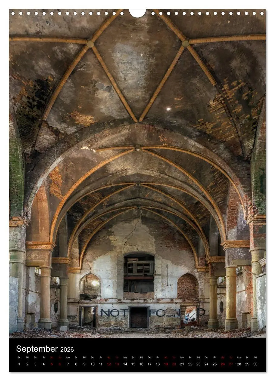 Bild: 9783516410877 | Lost Places - Verlassene Kirchen (Wandkalender 2026 DIN A3 hoch),...