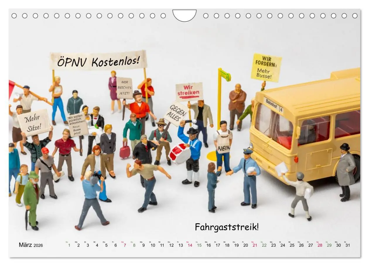 Bild: 9783516650877 | Fahrgaststreik! ... und andere Mini-Welten (Wandkalender 2026 DIN...