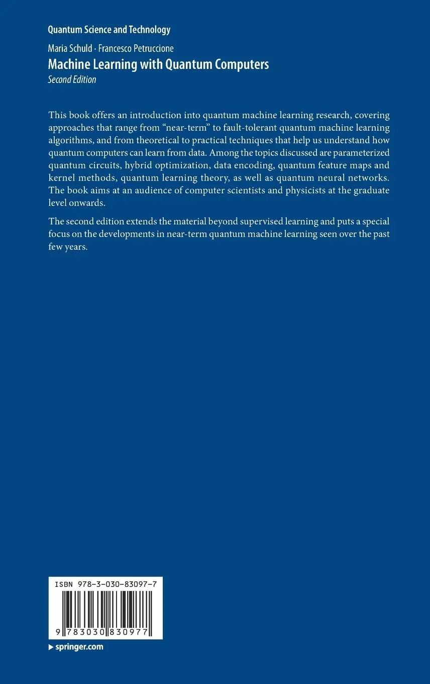 Rückseite: 9783030830977 | Machine Learning with Quantum Computers | Petruccione (u. a.) | Buch