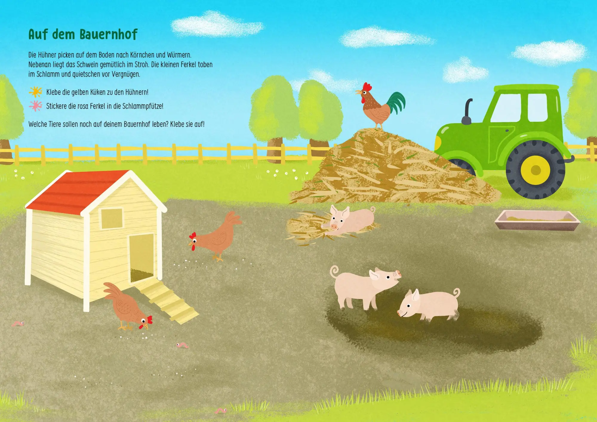 Bild: 9783328300977 | Kunterbunter Stickerspaß - Farben lernen mit Tieren | Linda Sturm