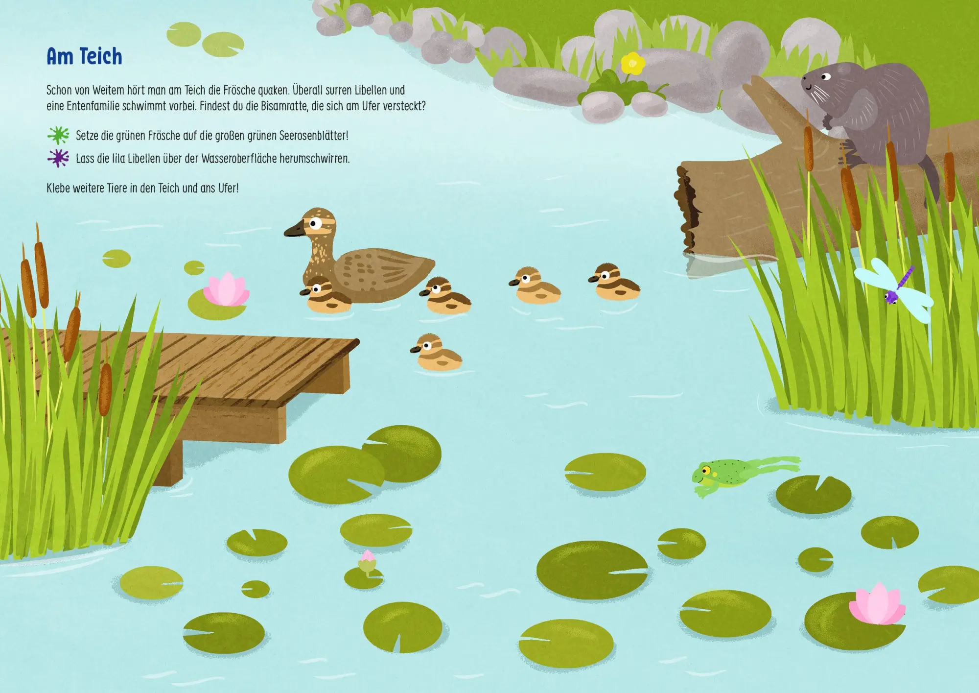 Bild: 9783328300977 | Kunterbunter Stickerspaß - Farben lernen mit Tieren | Linda Sturm