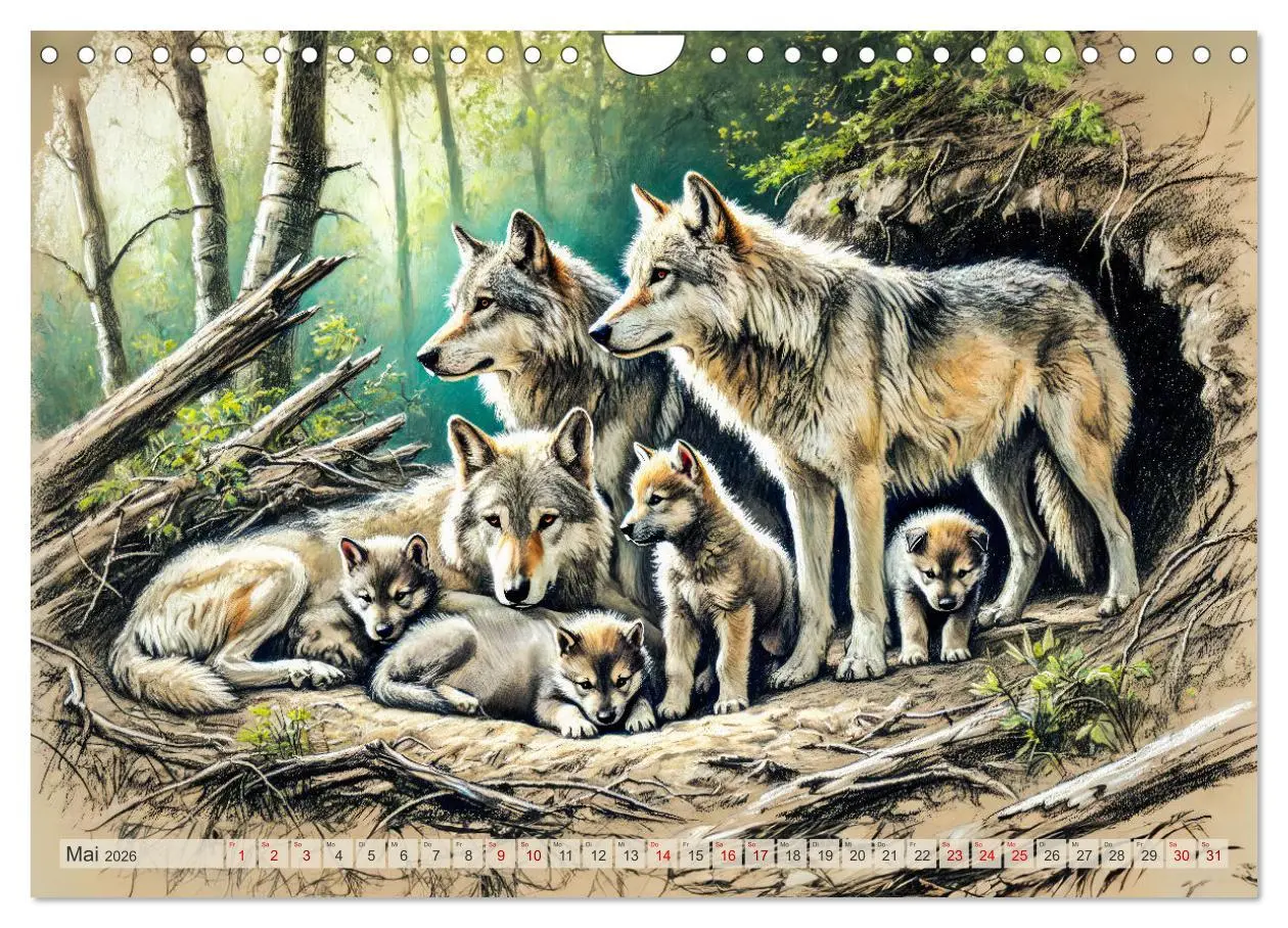 Bild: 9783457310977 | Die Eleganz der Wölfe - Mythische Begegnungen in der Natur...