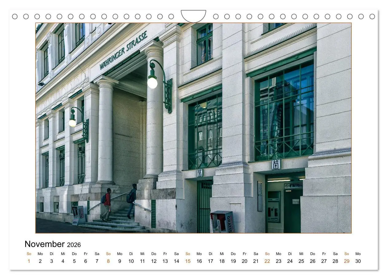 Bild: 9783457930977 | Otto Wagners Wien (Wandkalender 2026 DIN A4 quer), CALVENDO...