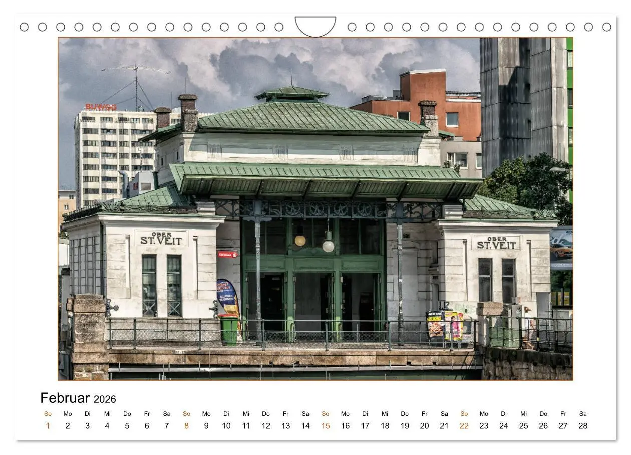 Bild: 9783457930977 | Otto Wagners Wien (Wandkalender 2026 DIN A4 quer), CALVENDO...