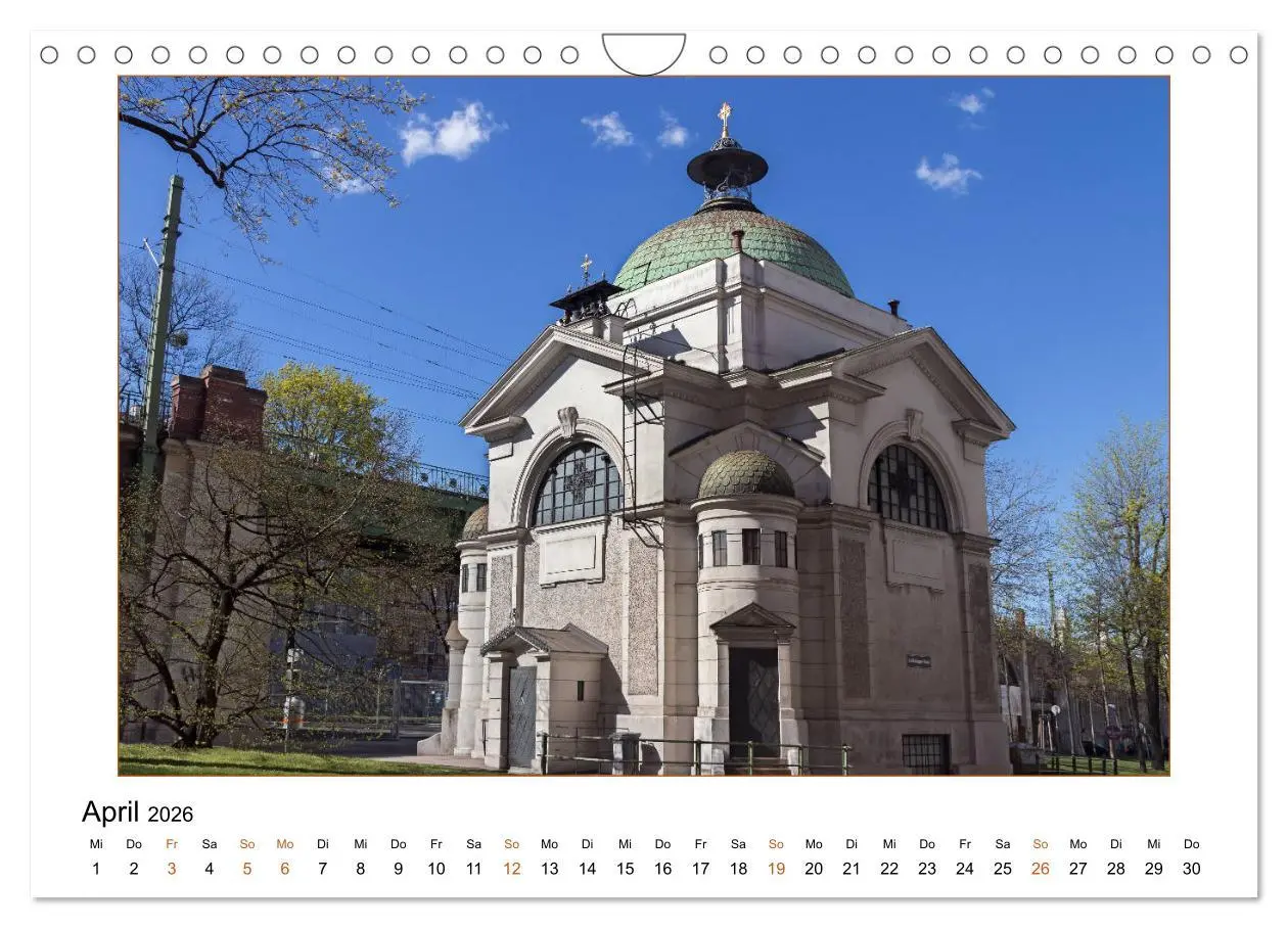 Bild: 9783457930977 | Otto Wagners Wien (Wandkalender 2026 DIN A4 quer), CALVENDO...