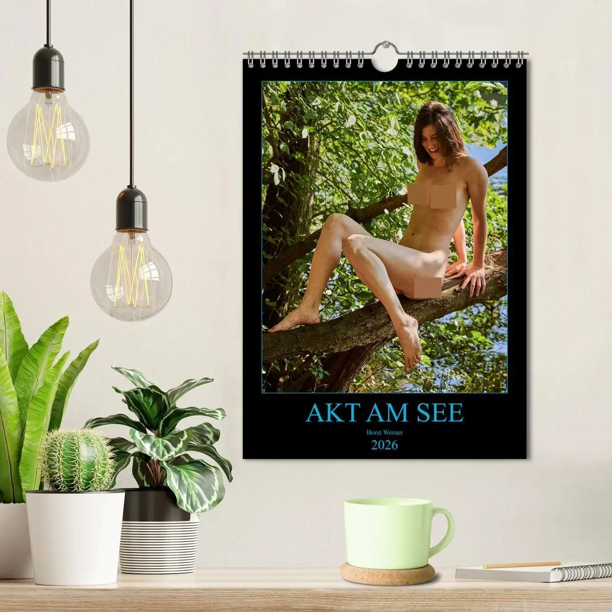 Bild: 9783516400977 | Akt am See (Wandkalender 2026 DIN A4 hoch), CALVENDO Monatskalender