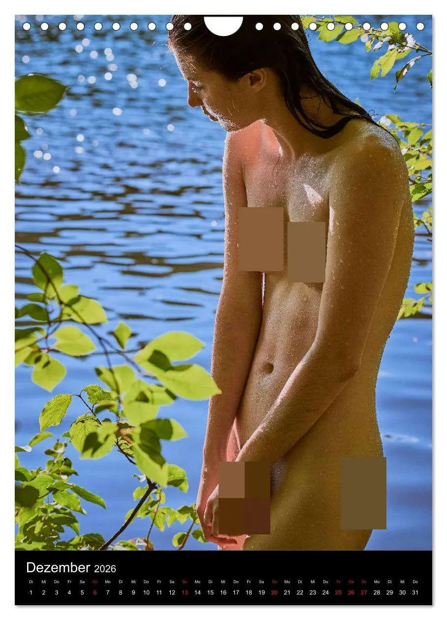 Bild: 9783516400977 | Akt am See (Wandkalender 2026 DIN A4 hoch), CALVENDO Monatskalender