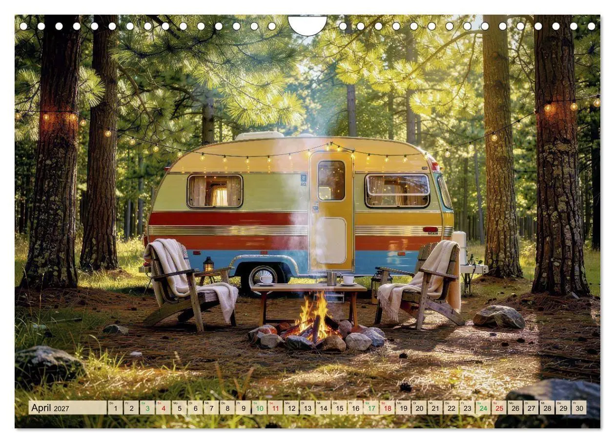 Bild: 9783569970977 | Wohnwagen-Freiheit (Wandkalender 2027 DIN A4 quer), CALVENDO...