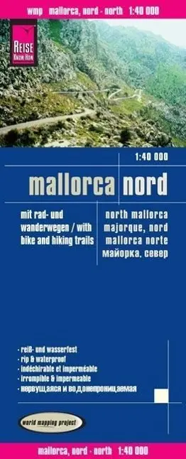 Cover: 9783831770977 | Mallorca Nord | Straßenkarte 1:40 000, World Mapping Project | 2 S.