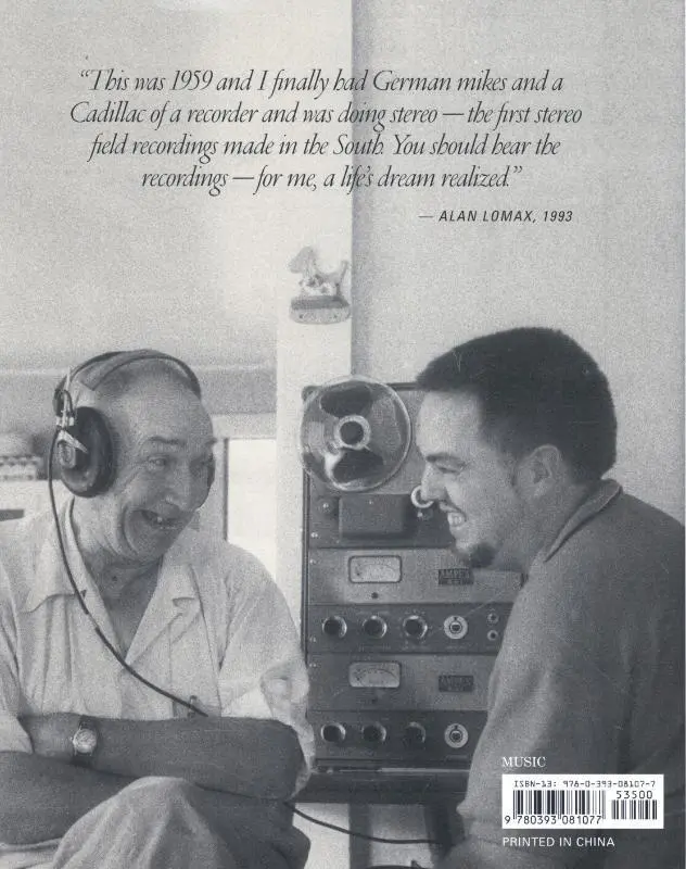 Rückseite: 9780393081077 | The Southern Journey of Alan Lomax | Words, Photographs, and Music