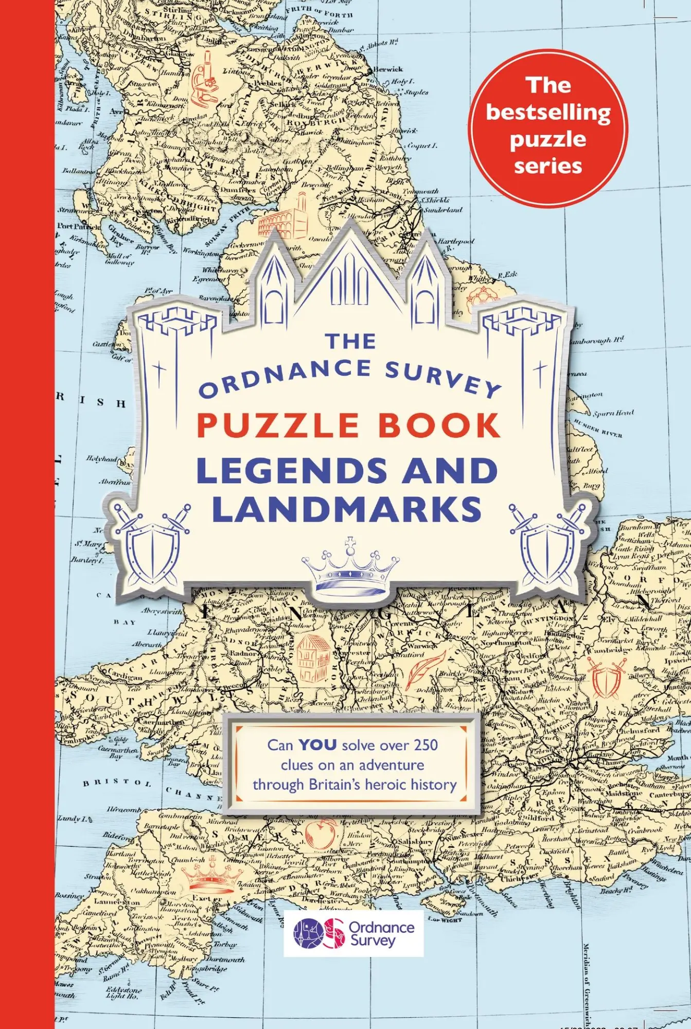 Cover: 9781399611077 | The Ordnance Survey Puzzle Book: Legends and Landmarks | Survey | Buch