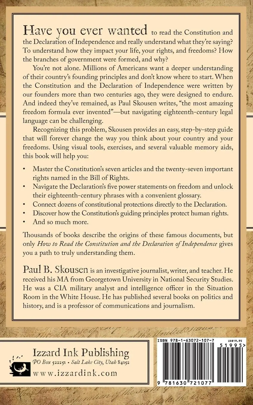 Rückseite: 9781630721077 | How to Read the Constitution and the Declaration of Independence