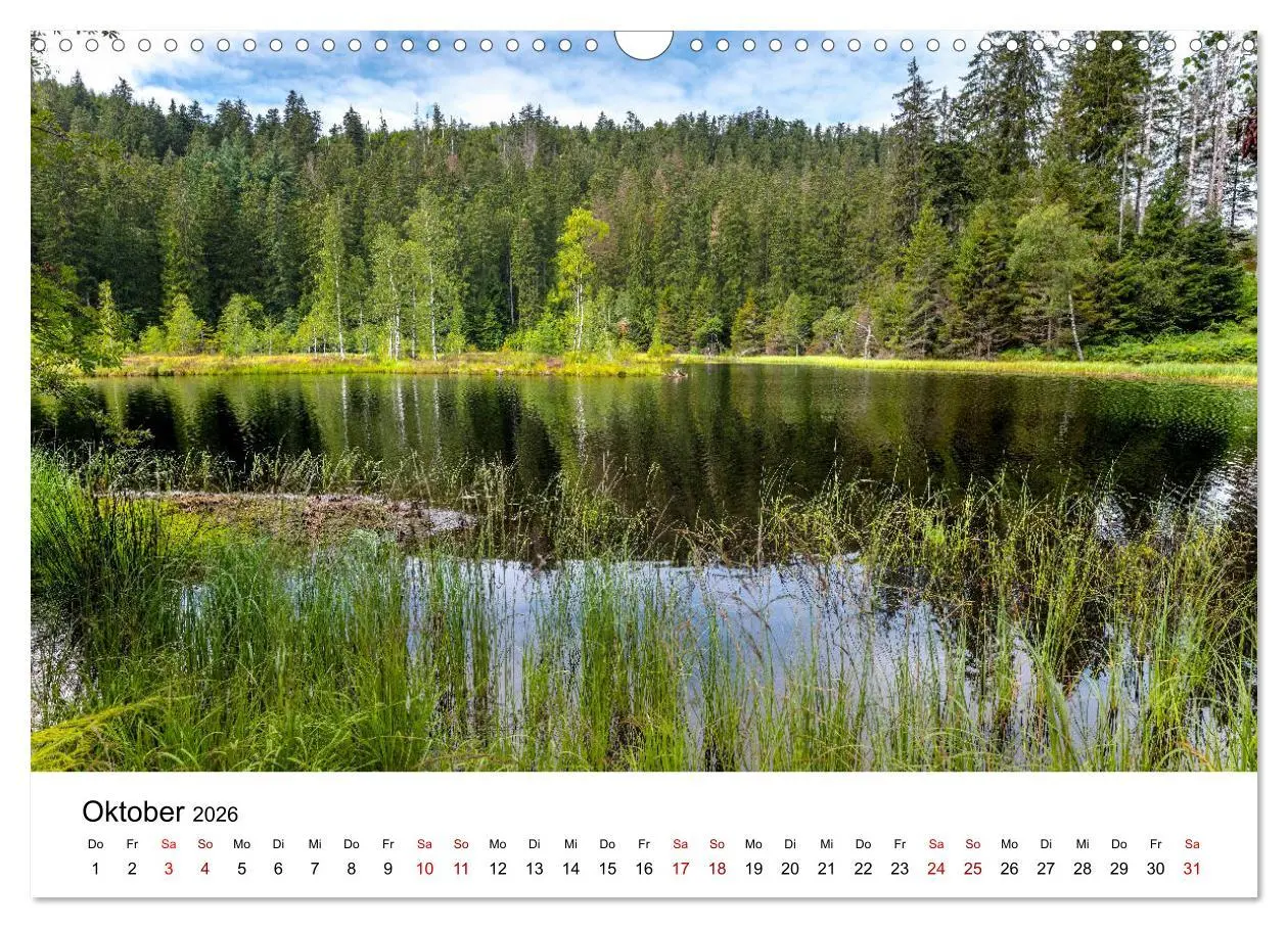 Bild: 9783457751077 | Schwarzwald, Seen und Hochmoore (Wandkalender 2026 DIN A3 quer),...