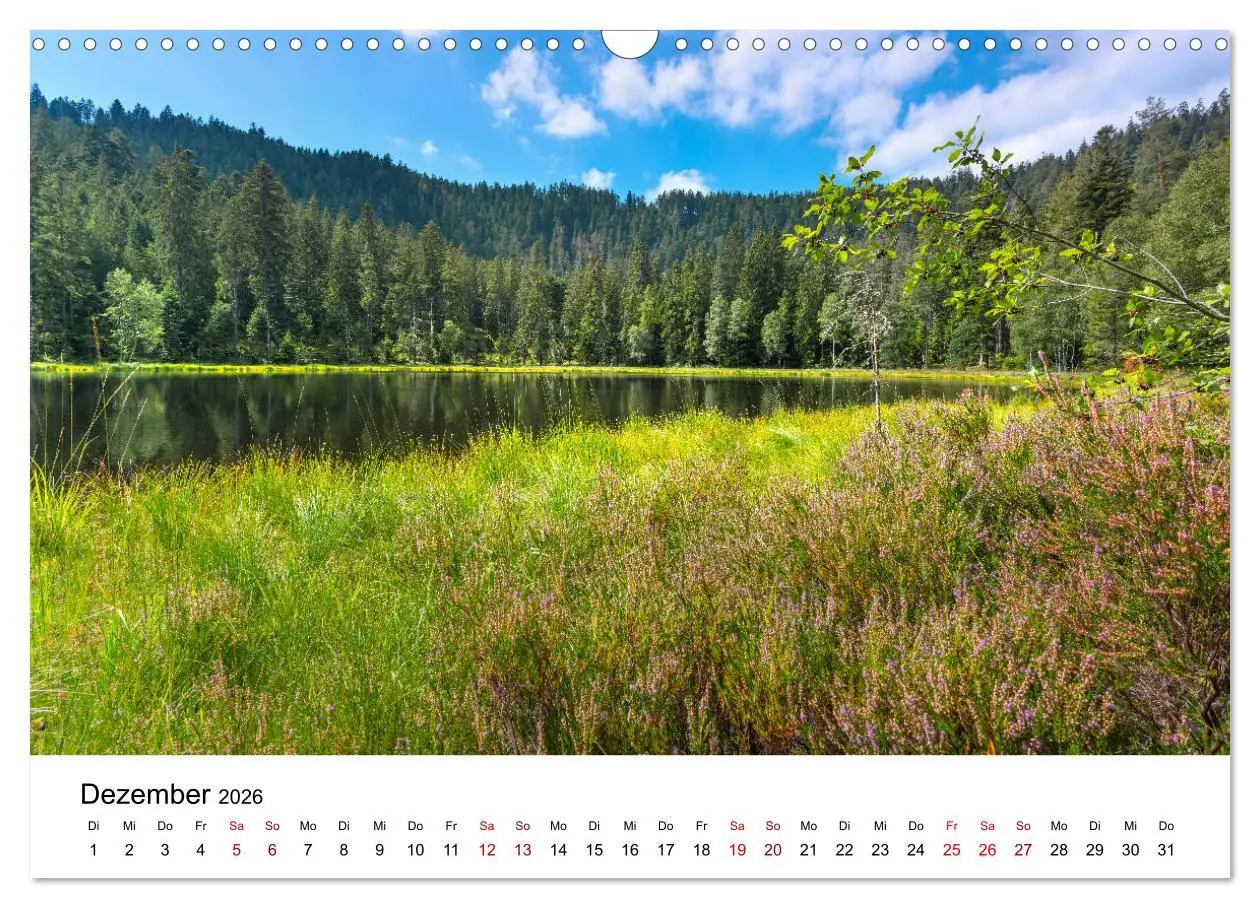 Bild: 9783457751077 | Schwarzwald, Seen und Hochmoore (Wandkalender 2026 DIN A3 quer),...