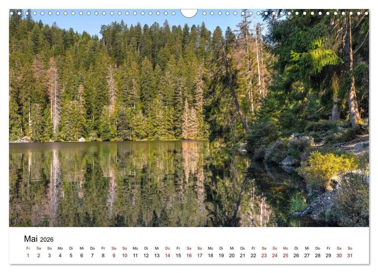 Bild: 9783457751077 | Schwarzwald, Seen und Hochmoore (Wandkalender 2026 DIN A3 quer),...