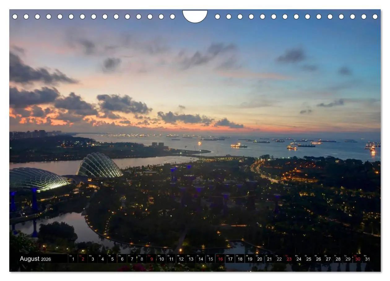 Bild: 9783457991077 | Singapur - Einzigartige Skylines (Wandkalender 2026 DIN A4 quer),...
