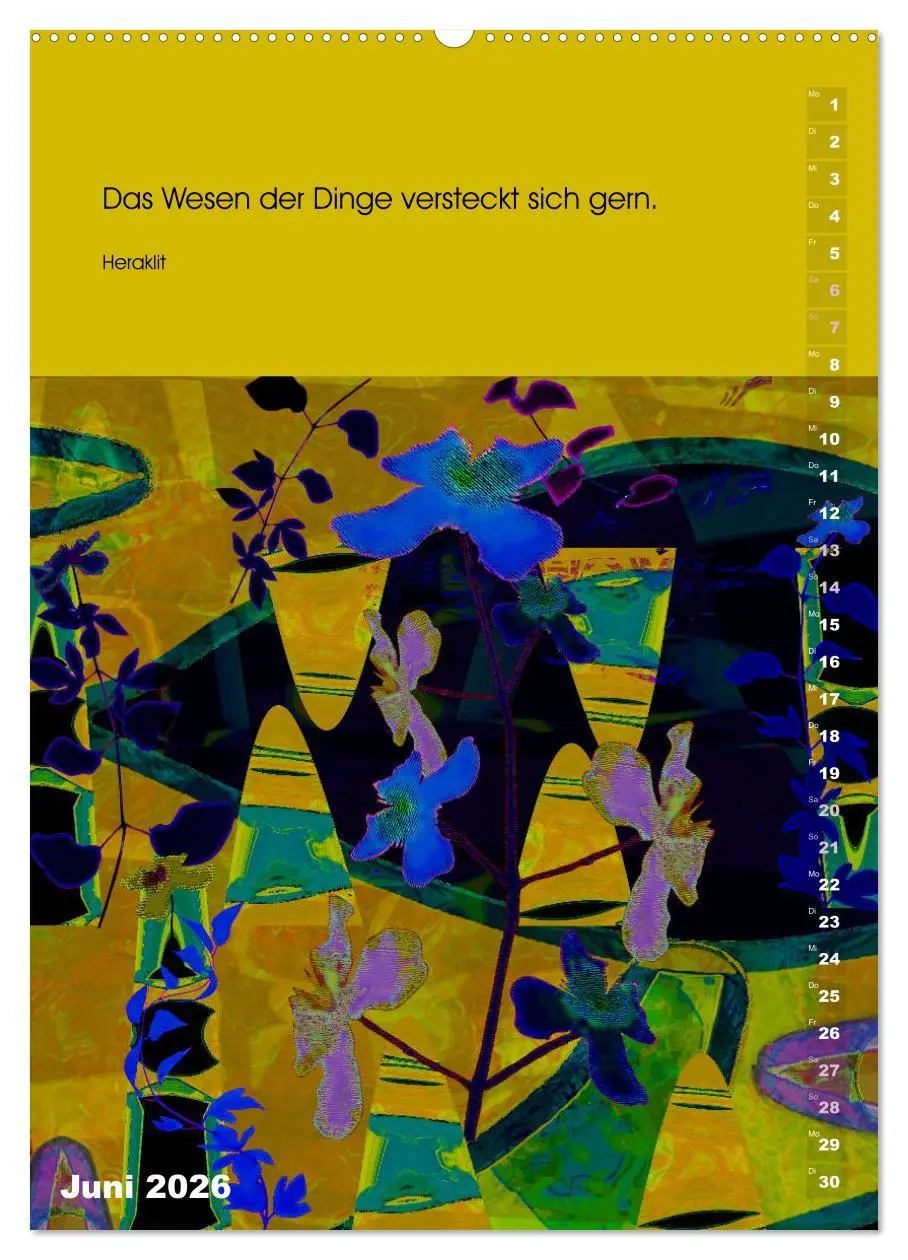 Bild: 9783516391077 | Philosophische Inspirationen Wandkalender 2026 (hochwertiger...