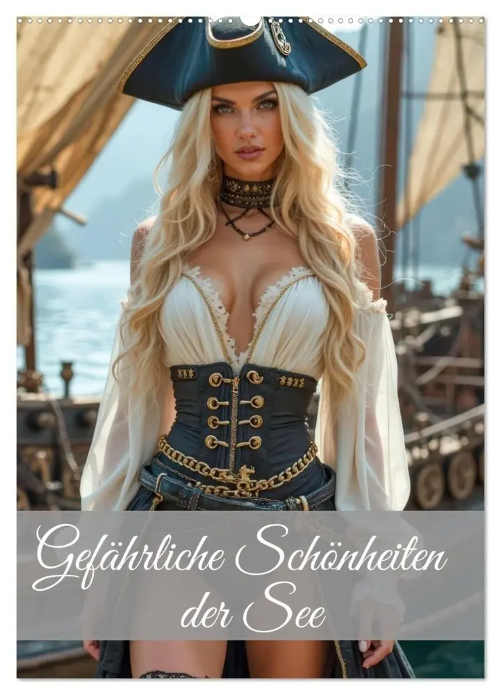 Cover: 9783516601077 | Gefährliche Schönheiten der See (Wandkalender 2026 DIN A2 hoch),...