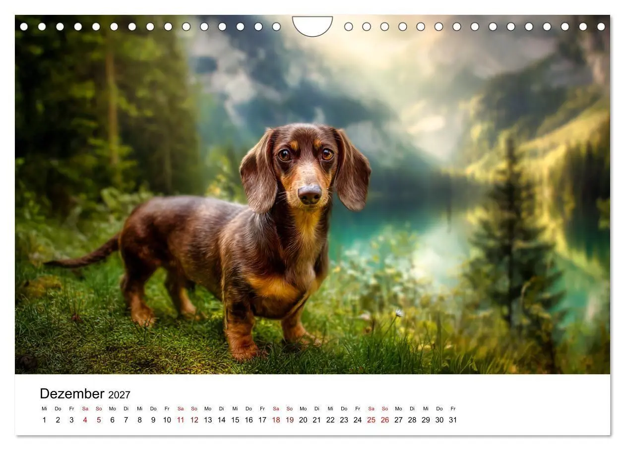 Bild: 9783516771077 | Herzensbrecher - Ein Jahr mit Dackeln (Wandkalender 2027 DIN A4...