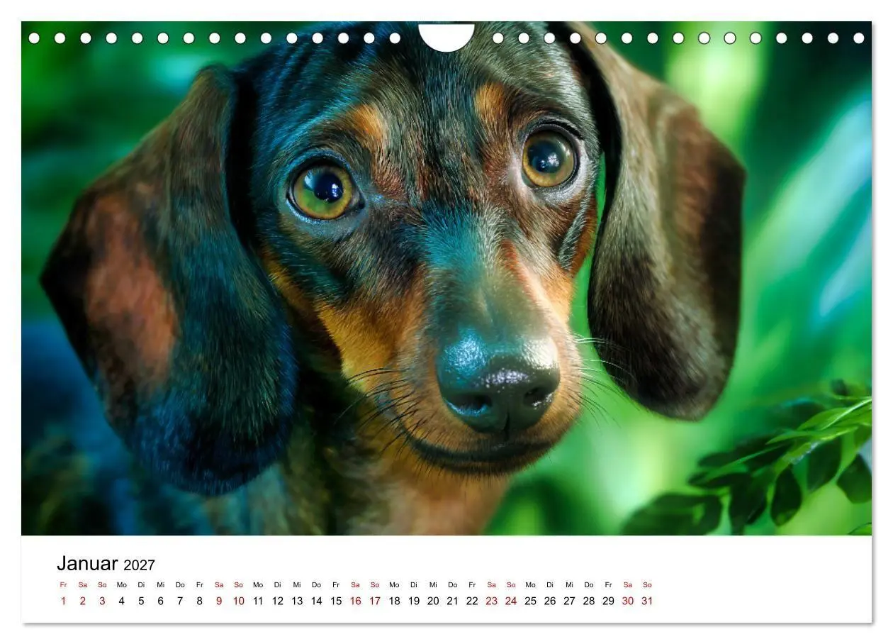 Bild: 9783516771077 | Herzensbrecher - Ein Jahr mit Dackeln (Wandkalender 2027 DIN A4...