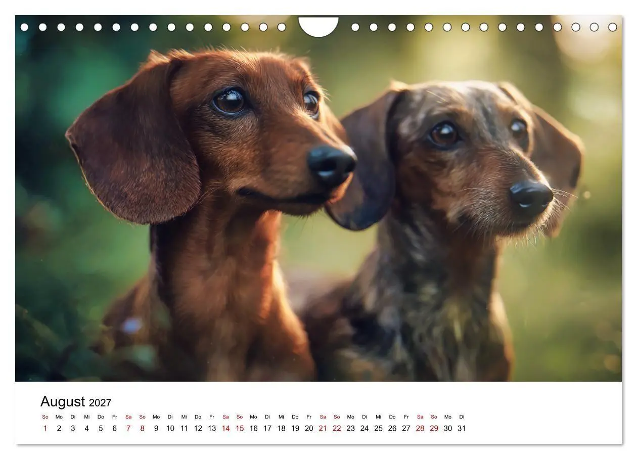 Bild: 9783516771077 | Herzensbrecher - Ein Jahr mit Dackeln (Wandkalender 2027 DIN A4...