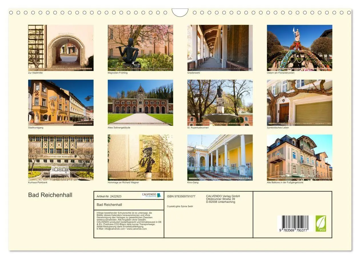 Bild: 9783569791077 | Bad Reichenhall (Wandkalender 2027 DIN A3 quer), CALVENDO...