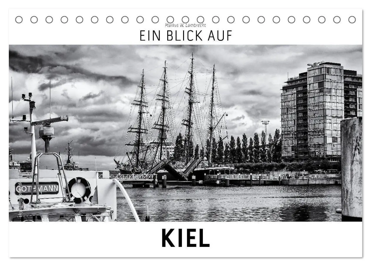 Cover: 9783569861077 | Ein Blick auf Kiel (Tischkalender 2027 DIN A5 quer), CALVENDO...