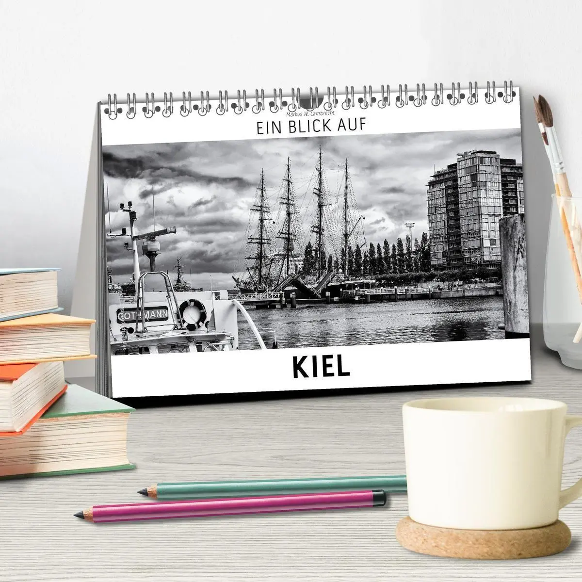 Bild: 9783569861077 | Ein Blick auf Kiel (Tischkalender 2027 DIN A5 quer), CALVENDO...