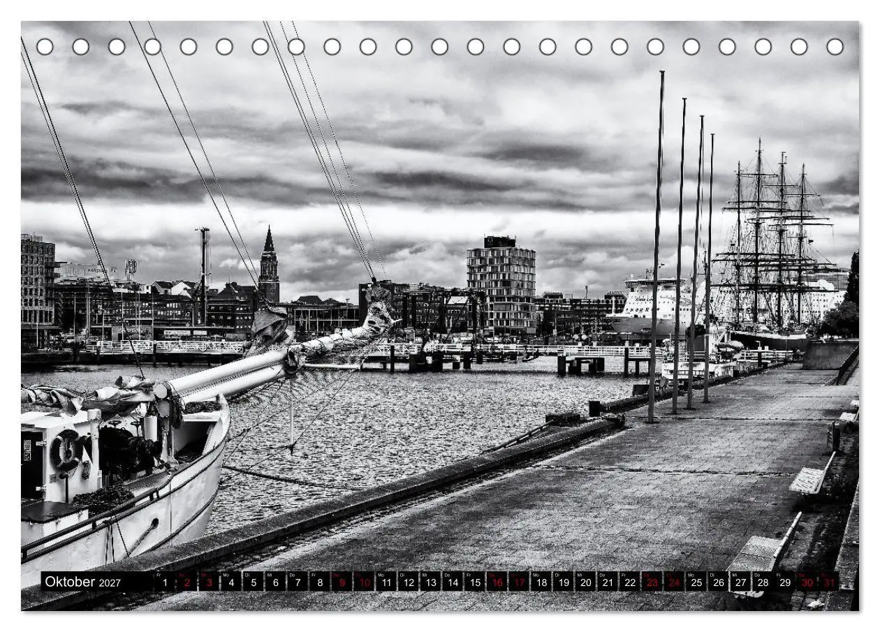 Bild: 9783569861077 | Ein Blick auf Kiel (Tischkalender 2027 DIN A5 quer), CALVENDO...