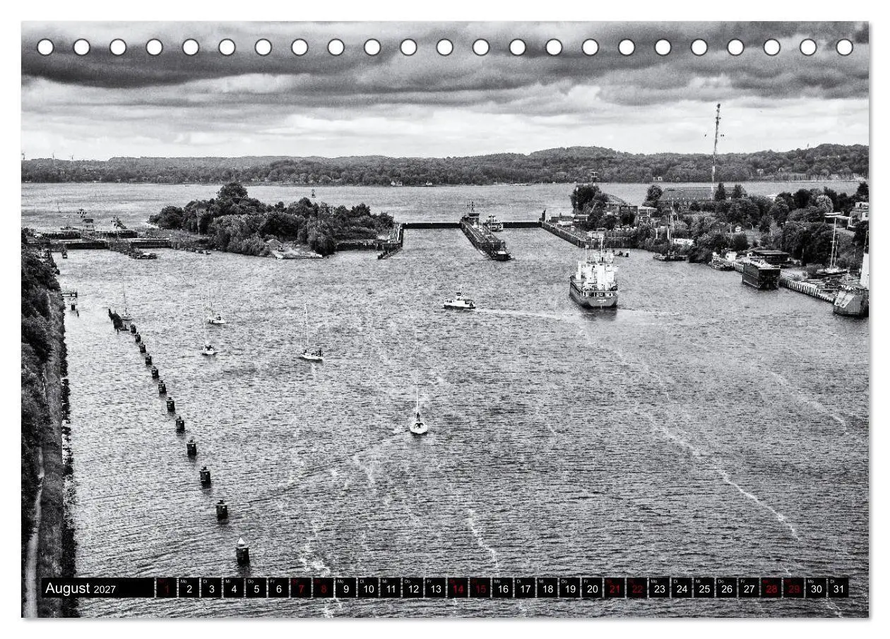 Bild: 9783569861077 | Ein Blick auf Kiel (Tischkalender 2027 DIN A5 quer), CALVENDO...
