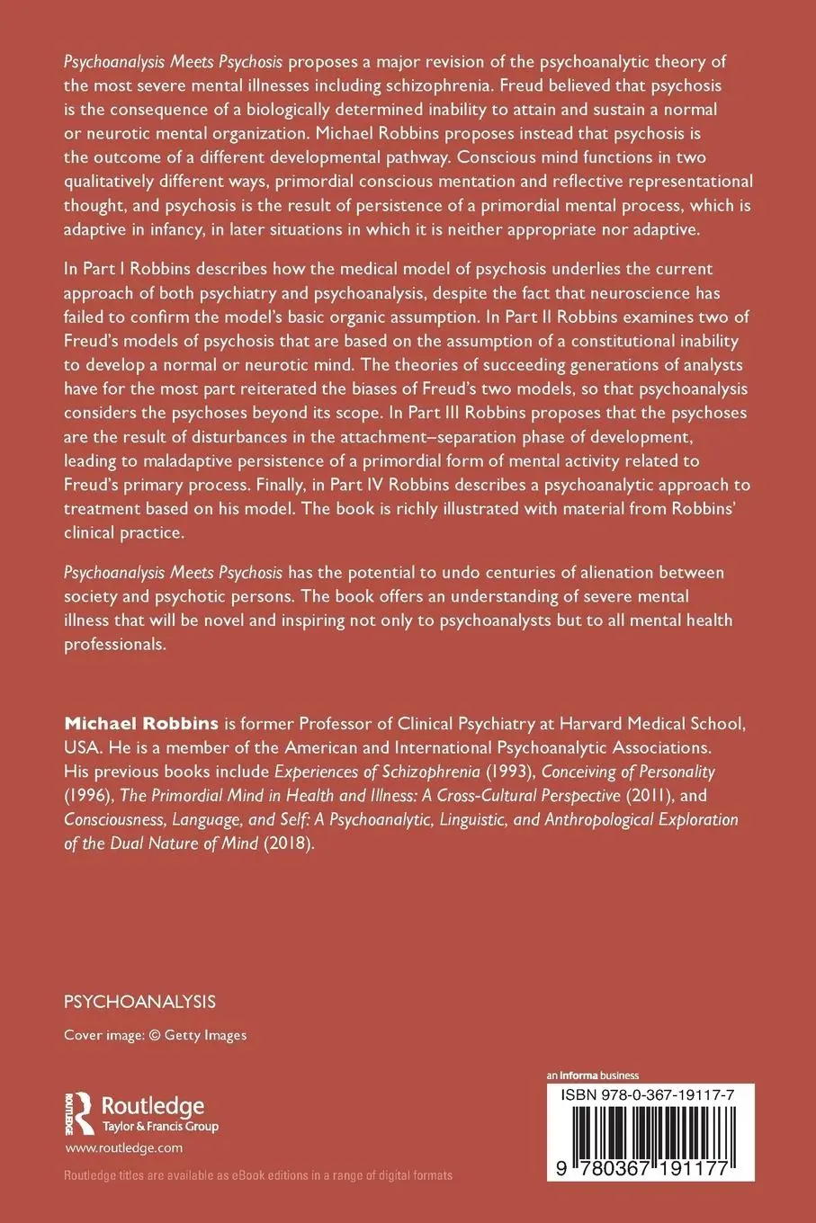 Rückseite: 9780367191177 | Psychoanalysis Meets Psychosis | Michael Robbins | Taschenbuch | 2019