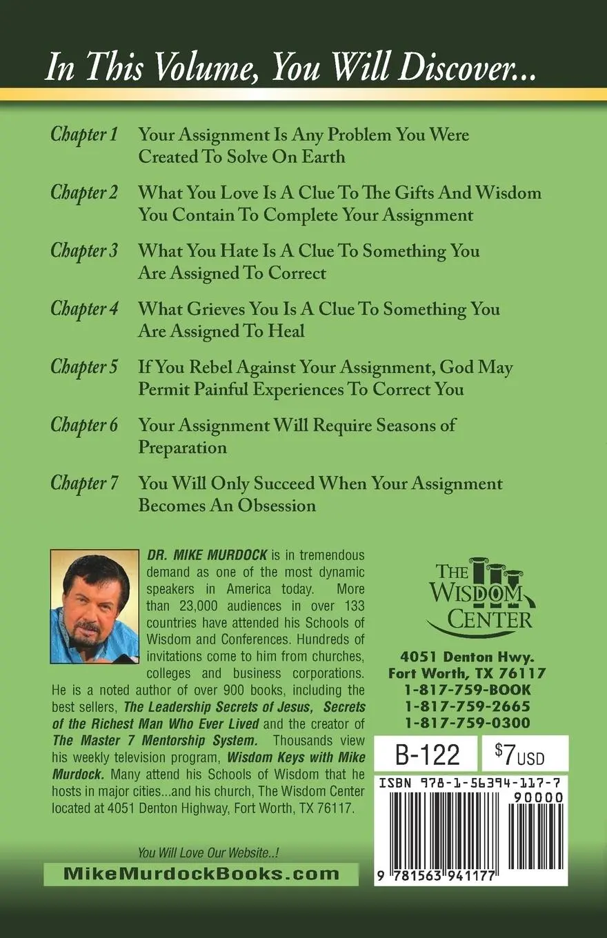 Rückseite: 9781563941177 | 7 Signposts To Your Assignment | Seeds of Wisdom on Your Assignment