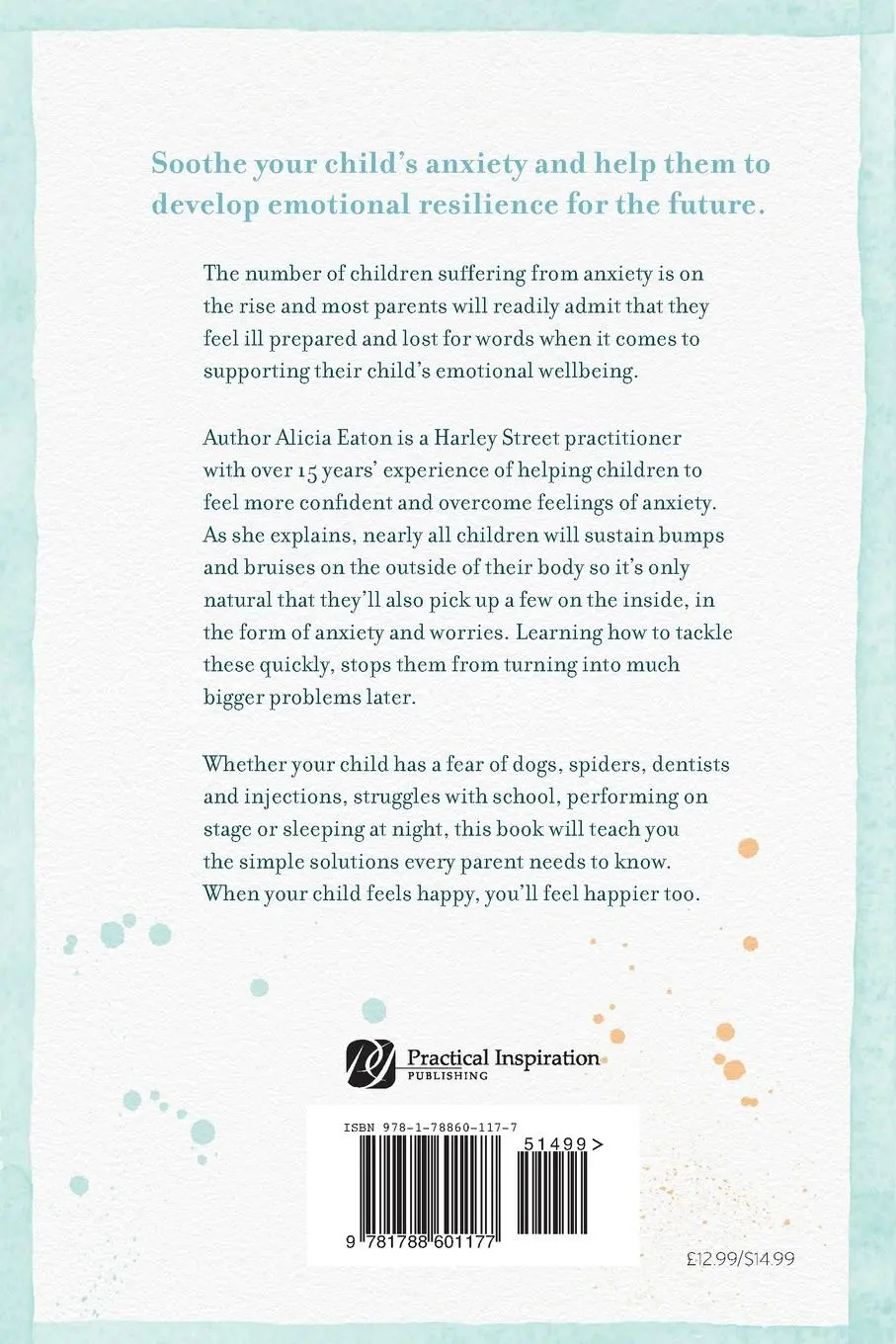Rückseite: 9781788601177 | First Aid for your Child's Mind | Alicia Eaton | Taschenbuch | 2019
