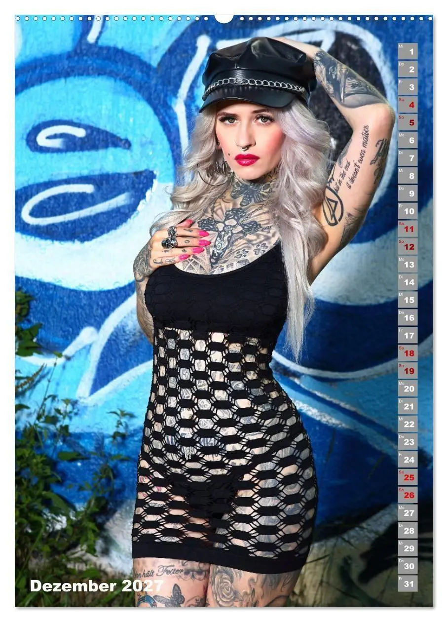Bild: 9783569091177 | Beauty Tattoo Girls (hochwertiger Premium Wandkalender 2027 DIN A2...