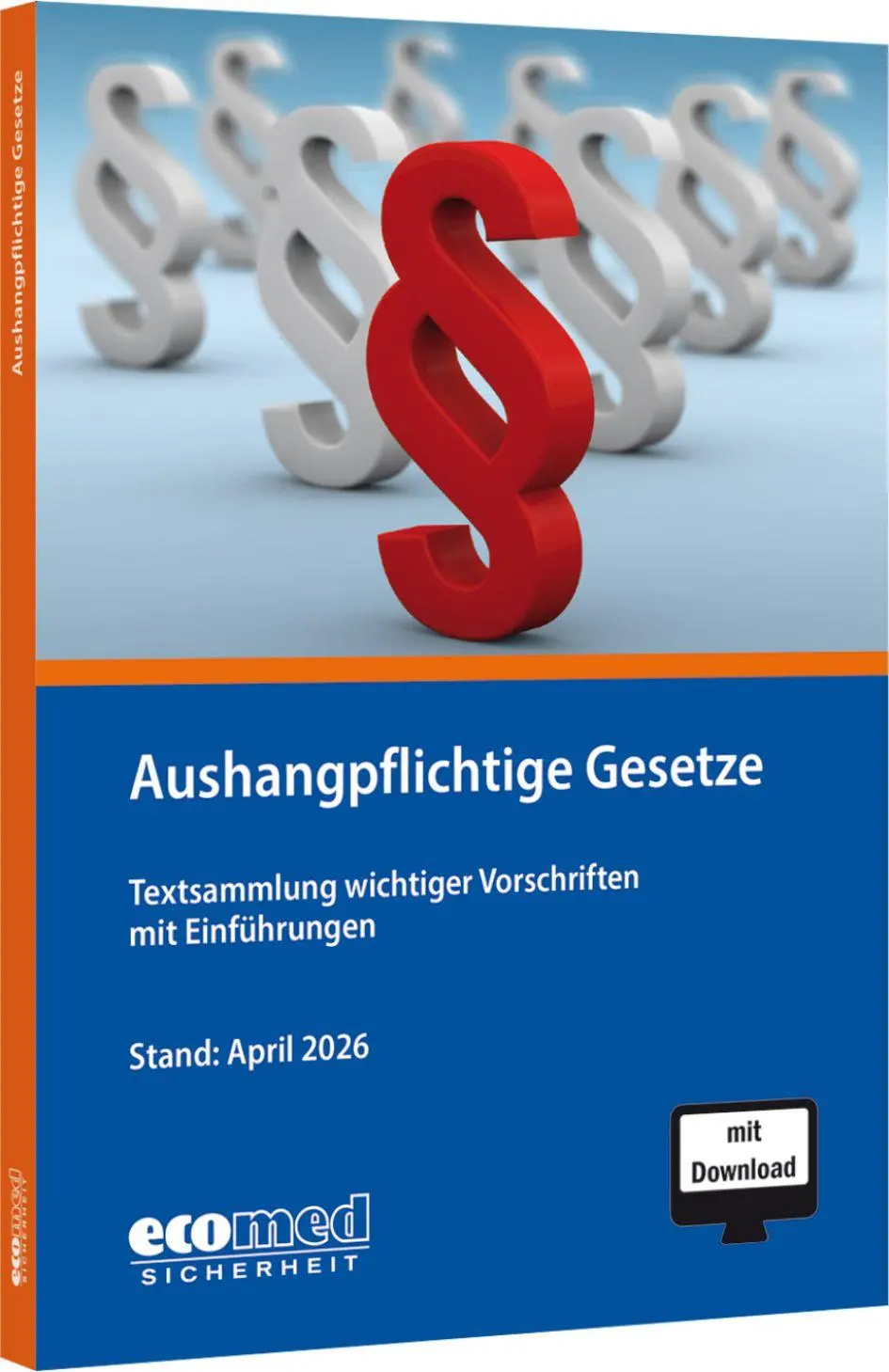 Cover: 9783609681177 | Aushangpflichtige Gesetze | ecomed-Storck GmbH | Taschenbuch | 212 S.