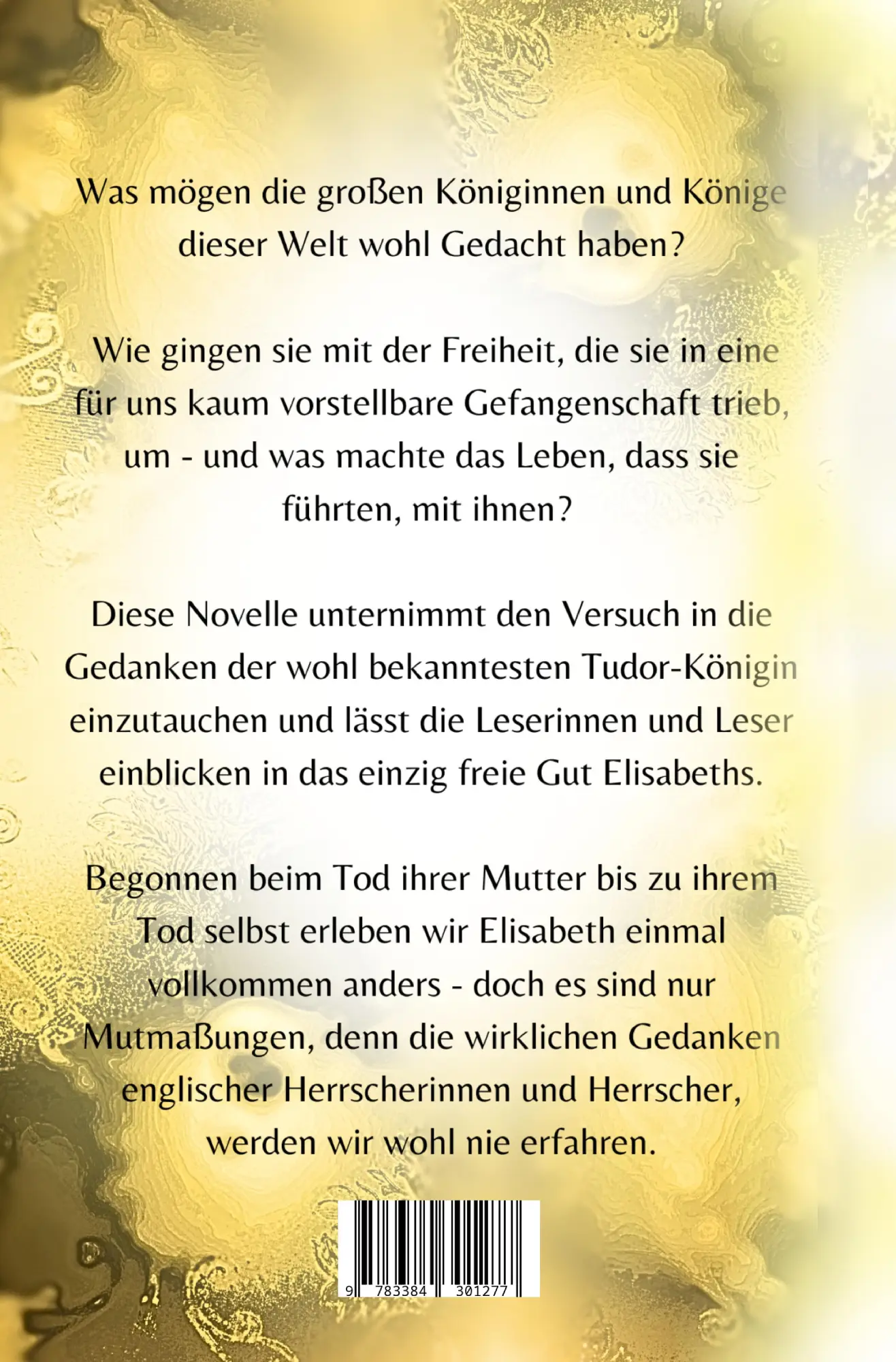 Rückseite: 9783384301277 | Elisabeth I. von England | Gedanken einer Königin | Fabrice Rebers