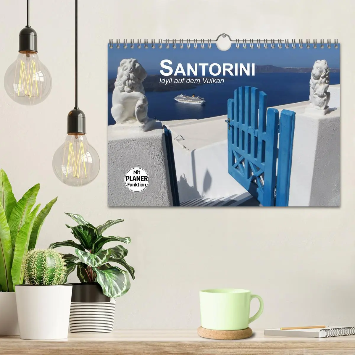 Bild: 9783457971277 | SANTORINI - Idyll auf dem Vulkan (Wandkalender 2026 DIN A4 quer),...