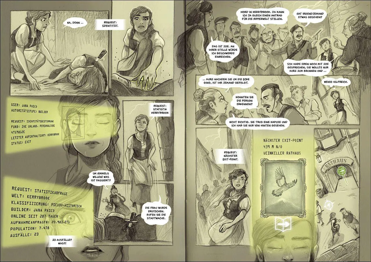 Bild: 9783743221277 | Cryptos - Die Graphic Novel | Ursula Poznanski (u. a.) | Buch | 256 S.