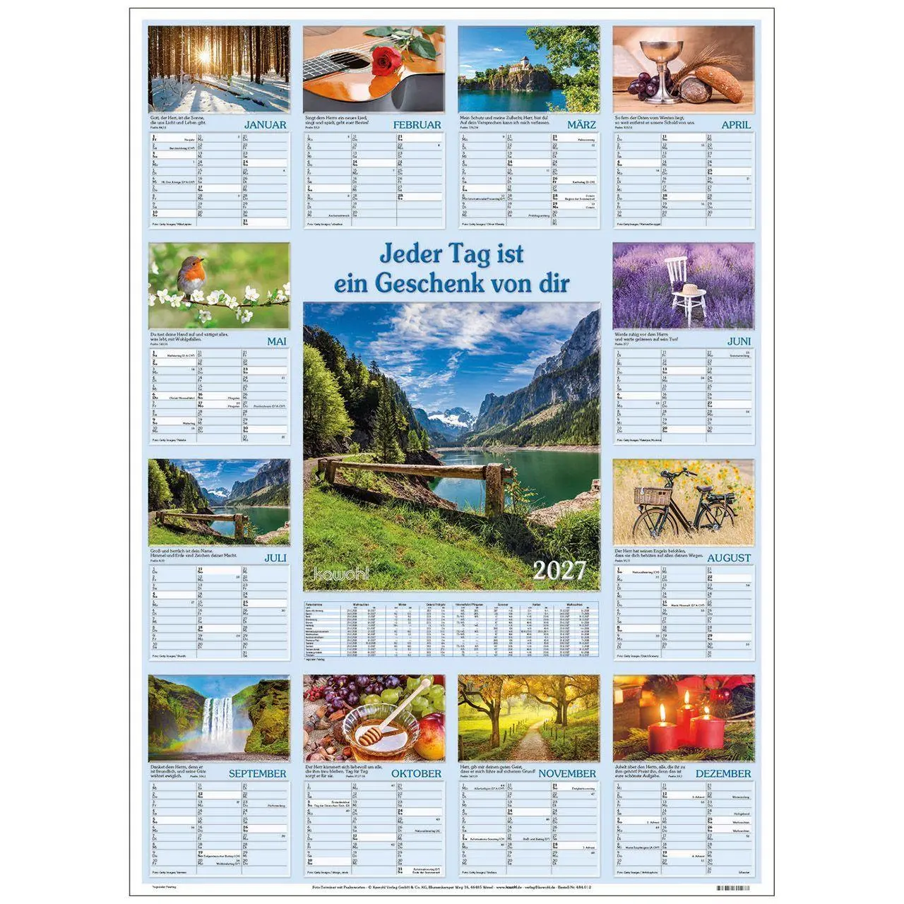 Cover: 9783754801277 | Jeder Tag ist ein Geschenk von dir 2027 | Kalender | 1 S. | Deutsch