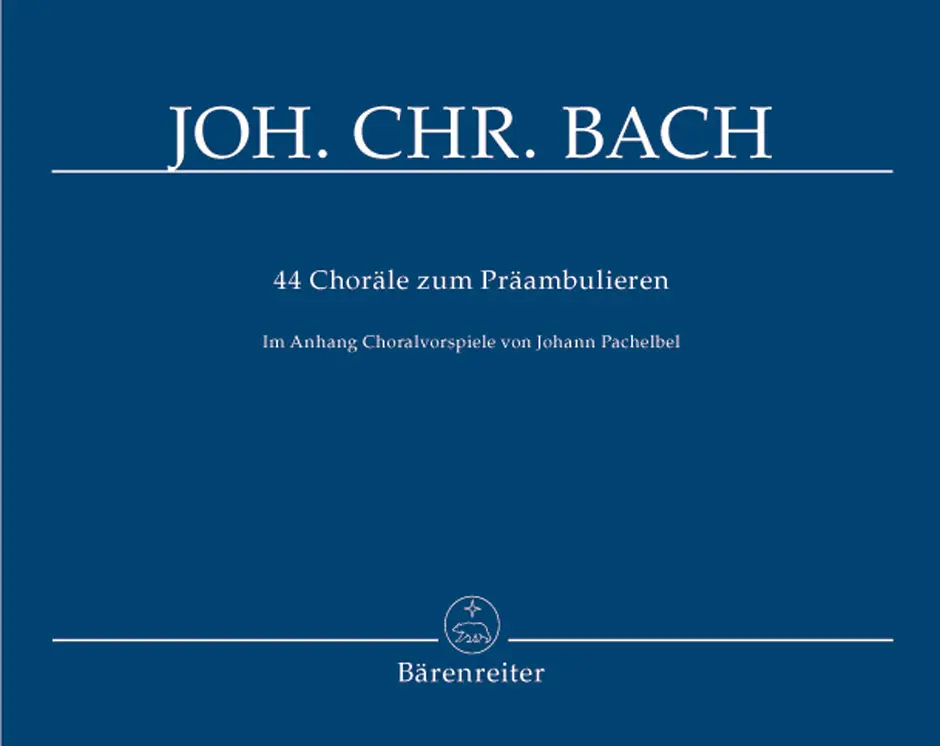 Cover: 9790006401277 | 44 Choräle zum Präambulieren für Orgel | Johann Christian Bach | Buch