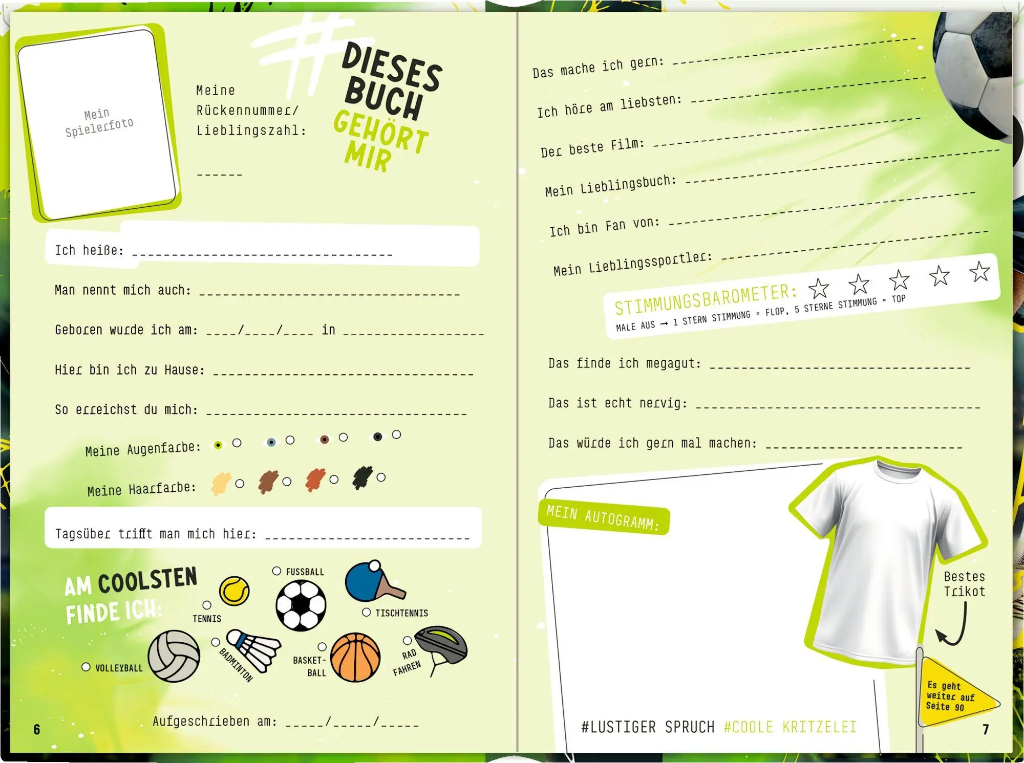Bild: 4050003971377 | Freundebuch - Meine Freunde | Fußballmatch | Buch | 96 S. | Deutsch