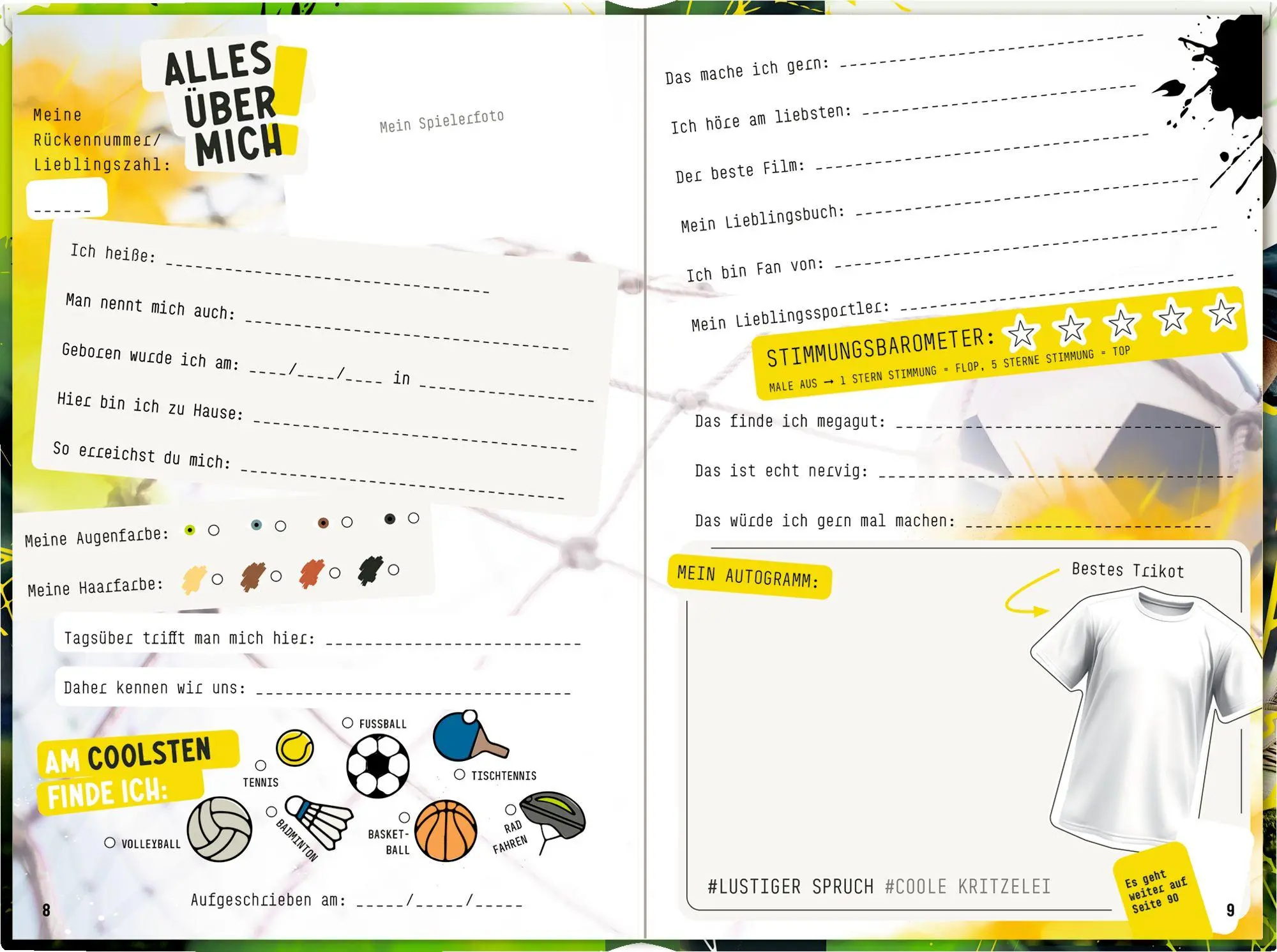 Bild: 4050003971377 | Freundebuch - Meine Freunde | Fußballmatch | Buch | 96 S. | Deutsch