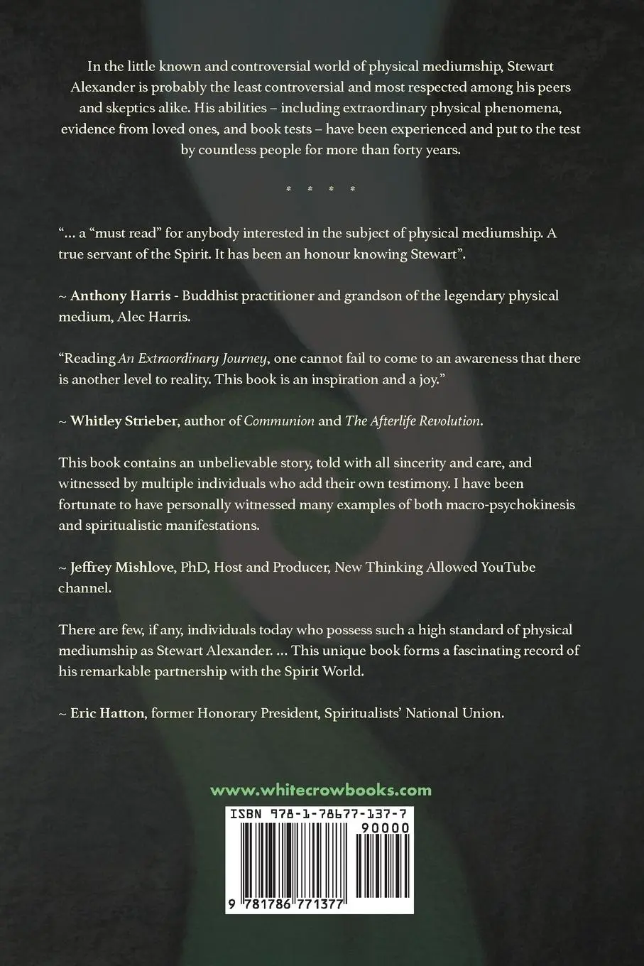 Rückseite: 9781786771377 | An Extraordinary Journey | The Memoirs of a Physical Medium | Buch