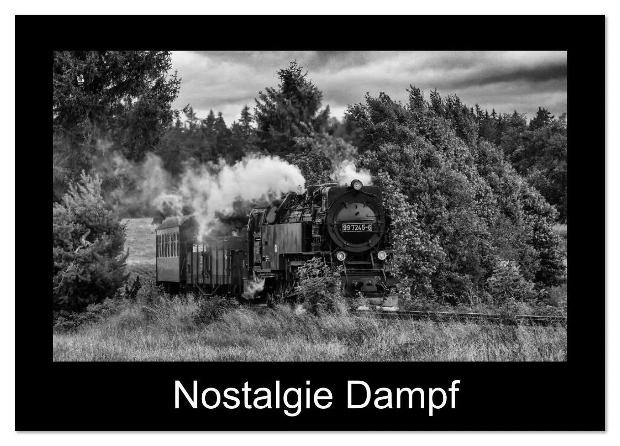 Cover: 9783516121377 | Nostalgie Dampf (Wandkalender 2026 DIN A4 quer), CALVENDO...