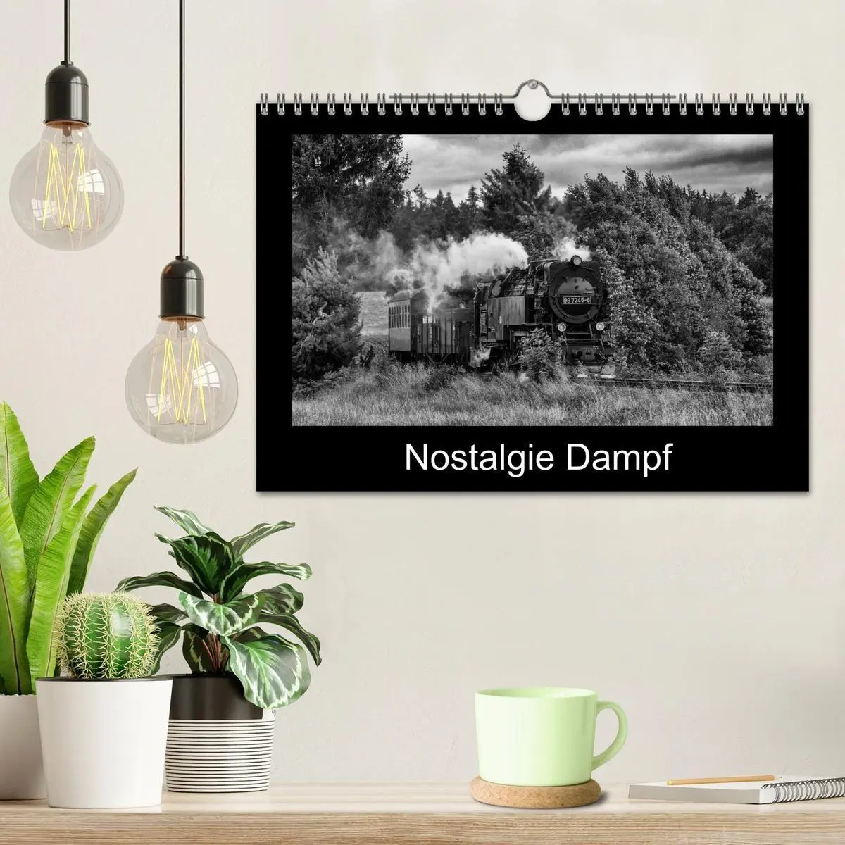 Bild: 9783516121377 | Nostalgie Dampf (Wandkalender 2026 DIN A4 quer), CALVENDO...