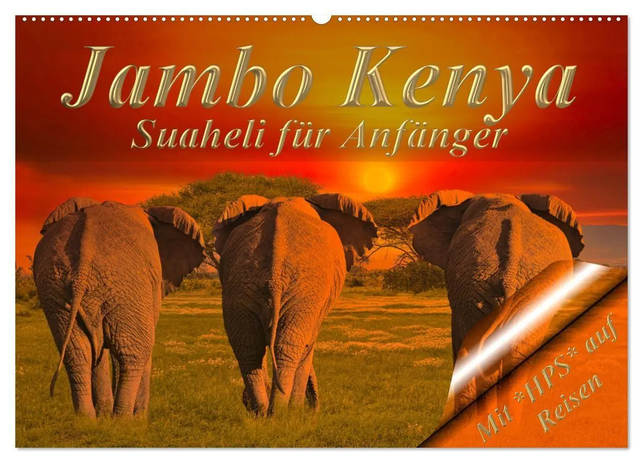 Cover: 9783569521377 | Jambo Kenya (Wandkalender 2027 DIN A2 quer), CALVENDO Monatskalender