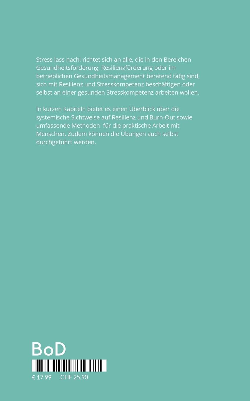 Rückseite: 9783757861377 | Stress, lass nach! | Jan Hauke Hahn | Taschenbuch | Paperback | 88 S.